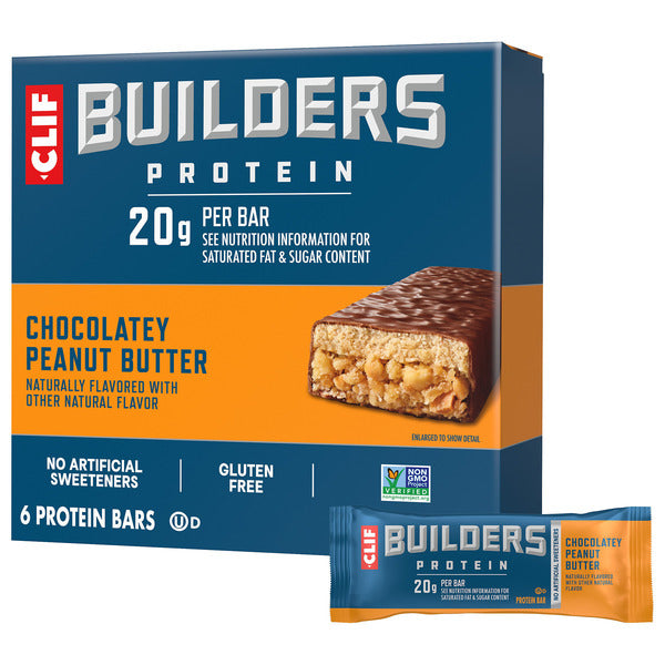BUILDERS Chocolate Peanut Butter Protein Bar