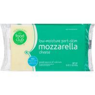 Queso Mozzarella Bajo en Humedad y Descremado Food Club
