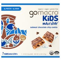 GoMacro Barre MacroBar aux Flocons d'Avoine et Pépites de Chocolat