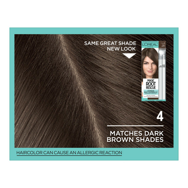 L'Oreal Root Rescue 10 Minute Hair Coloring Kit - Dark Brown