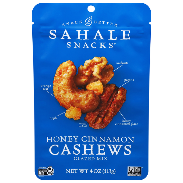 Sahale Snacks Anacardos con Miel y Canela