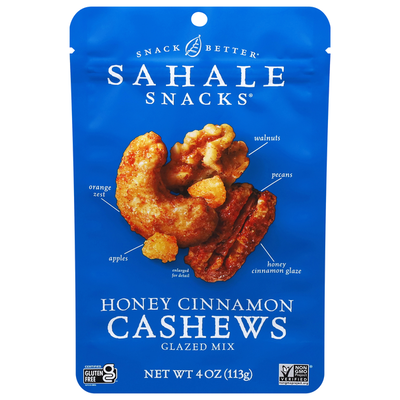 Noix de cajou au miel et à la cannelle Sahale Snacks