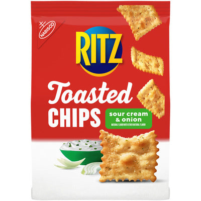 Galletas Ritz Tostadas Sabor Crema Agria y Cebolla - 8 oz