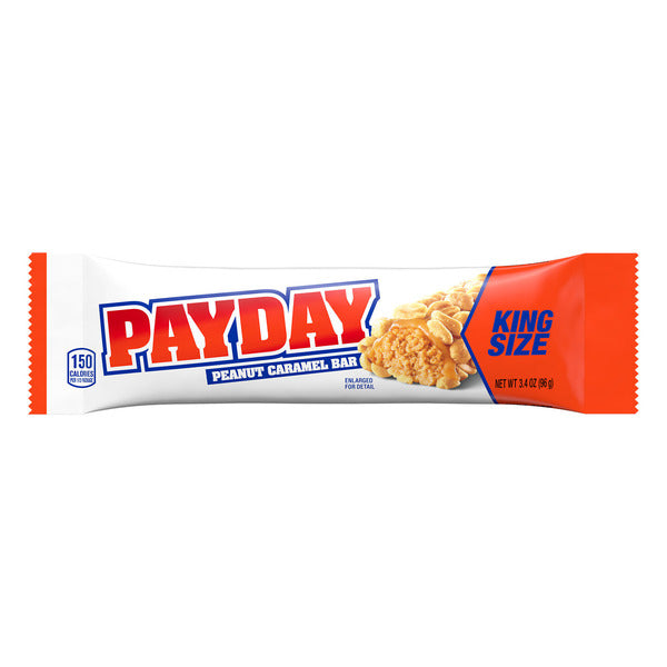 Barra de Caramelo de Cacahuate PAYDAY Tamaño King - 3.4 oz