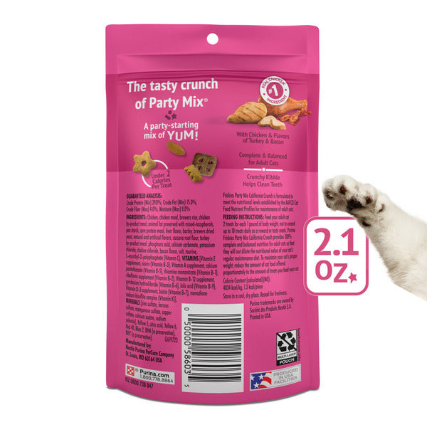 Purina Friskies Party Mix California Crunch Golosinas para Gatos