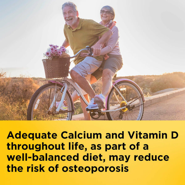 Nature Made Calcium 500 mg avec Vitamine D3 Comprimés