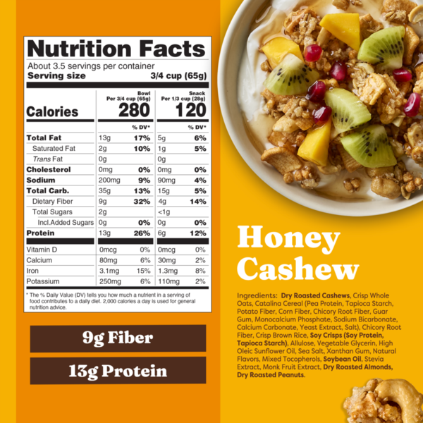 Catalina Crunch Granola - Proteína Miel Anacardo