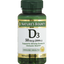 Nature's Bounty Vitamine D3, 50 mcg, Gélules à Libération Rapide