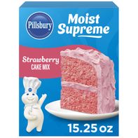 Mezcla para pastel de fresa Pillsbury Moist Supreme, 15.25 oz