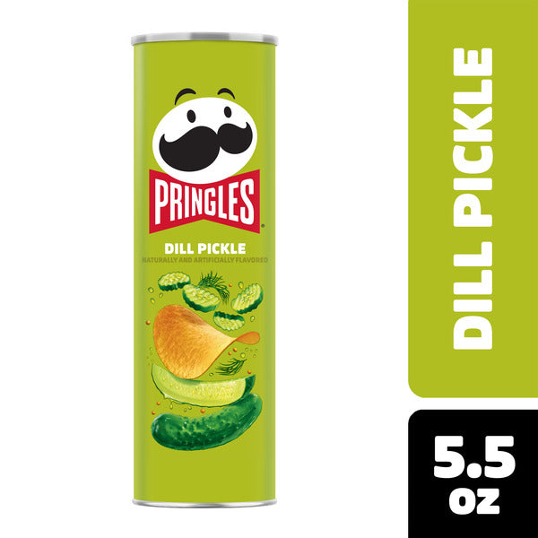 Crisps de pommes de terre Pringles au cornichon à l'aneth - 5,5 oz
