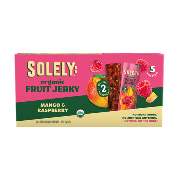 Multipack de Fruta deshidratada Orgánica Solely - Mango y Frambuesa