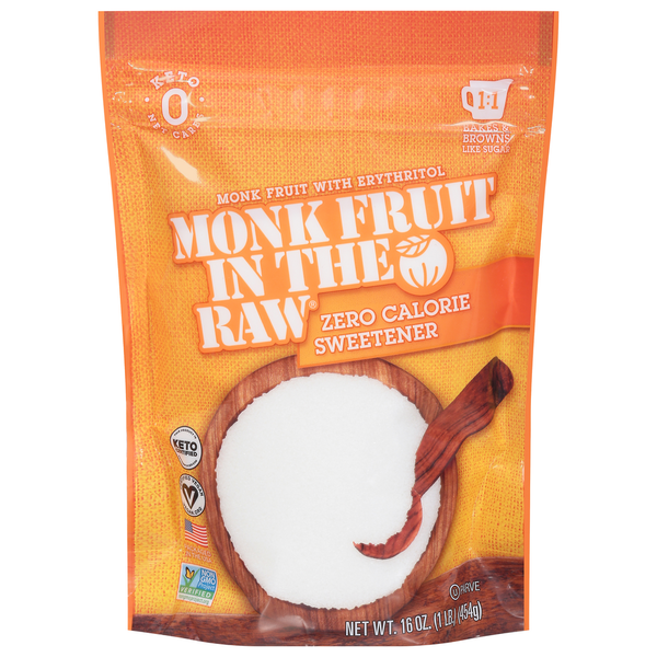 Monk Fruit in the Raw Sweetener - Zero Calorie