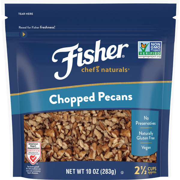 Fisher Chopped Pecans - Premium Quality Nuts