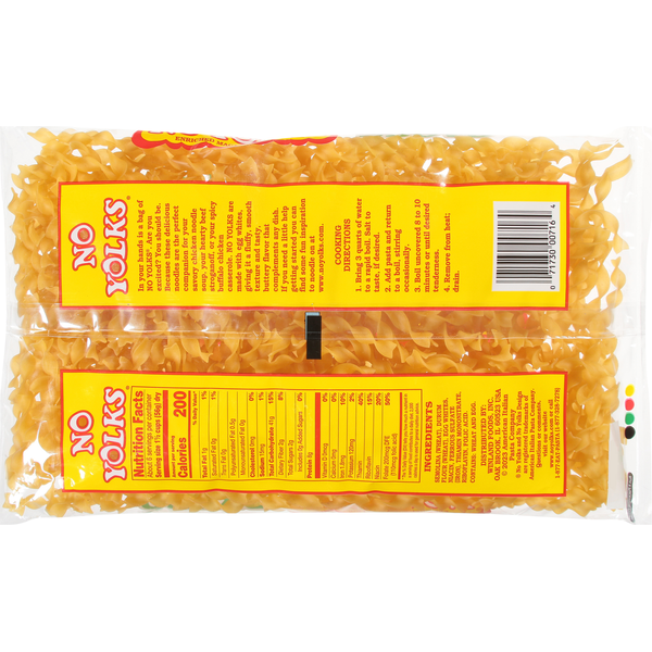 No Yolks Broad Macaroni - Deliciously Versatile Pasta
