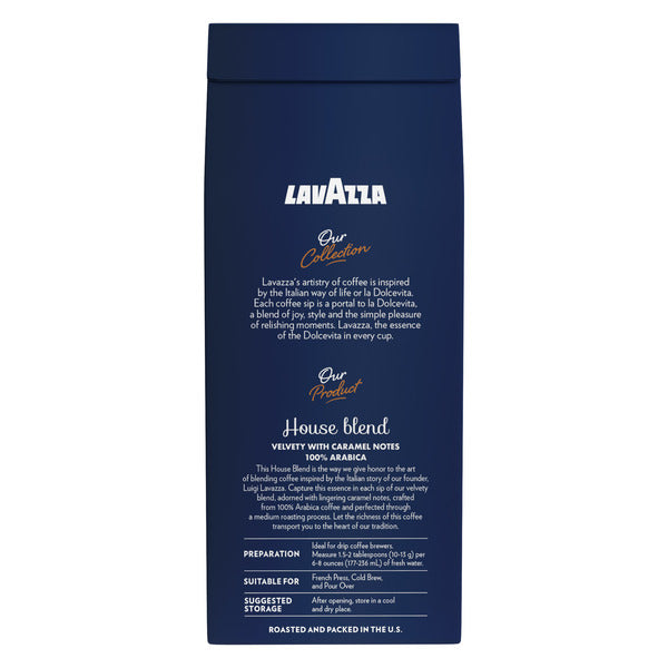 Café moulu Lavazza House Blend Perfetto - Torréfaction moyenne