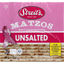 Matzos Sin Sal de Streit's - Calidad Premium