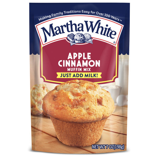 Martha White Apple Cinnamon Muffin Mix - 7 Oz Bag