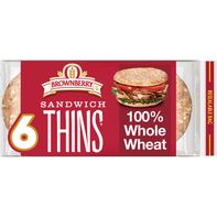 Brownberry Panecillos de Trigo Integral - 6 Unidades