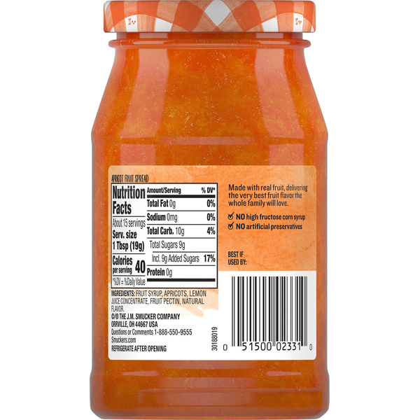 Smucker's Apricot Fruit Spread