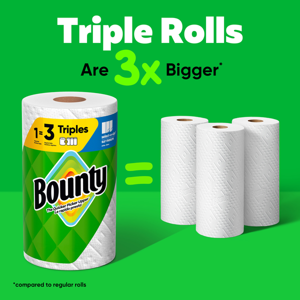 Toallas de papel Bounty Select-A-Size