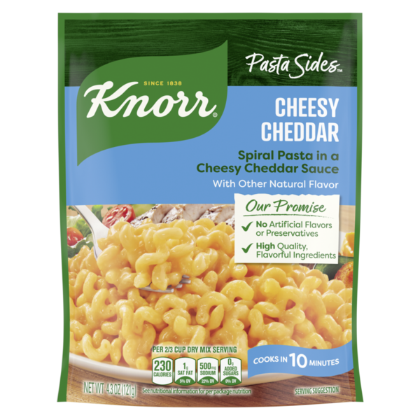 Knorr Pasta Sides Rotini con Cheddar Cremoso