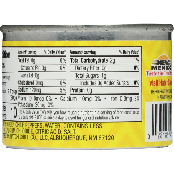 HATCH Chile Verde Diced Suave