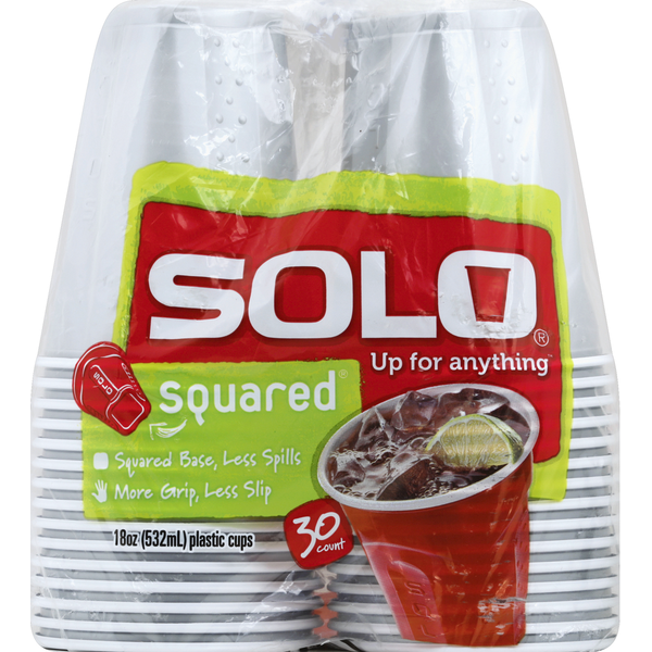 SOLO 18 Ounce Plastic Cups - Durable and Versatile