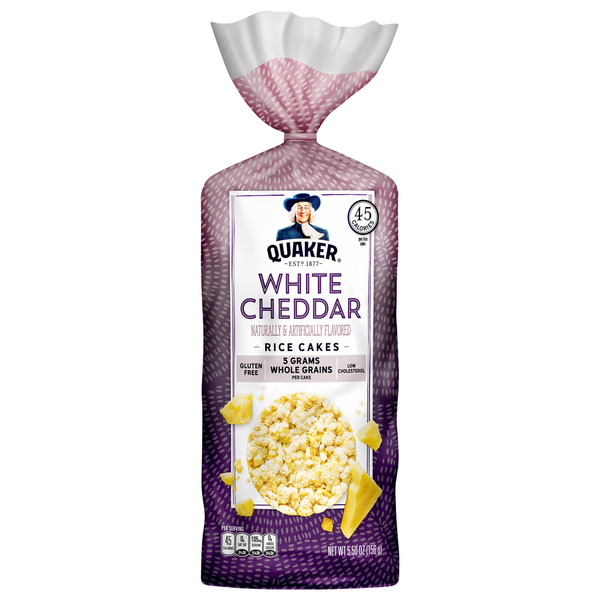 Galletas de Arroz Quaker - Sabor Cheddar Blanco