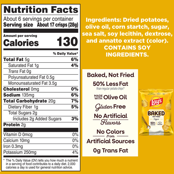 Chips de pomme de terre Lay's, Original