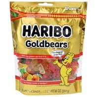 HARIBO Goldbears Gummi Candy Tamaño para Compartir