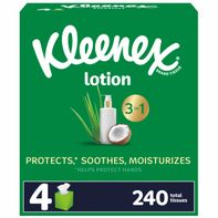 Kleenex Lotion Facial Tissues avec Huile de Coco