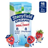Stonyfield Organic YoKids Squeezers Lowfat Yogurt