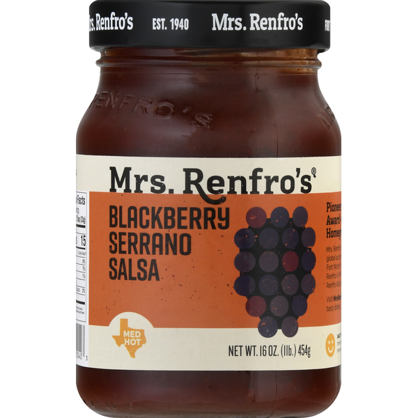 Salsa de Mora Serrano de Mrs. Renfro - Picante Medio