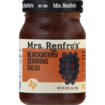 Salsa aux mûres et serrano de Mrs. Renfro - Moyennement épicée
