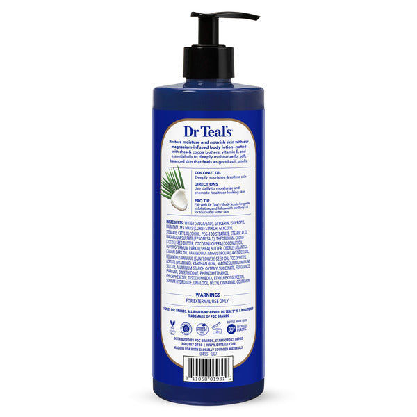 Loción Corporal Dr Teal con Aceite de Coco y Aceites Esenciales