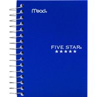 Cahier à grands carreaux Five Star - 200 feuilles