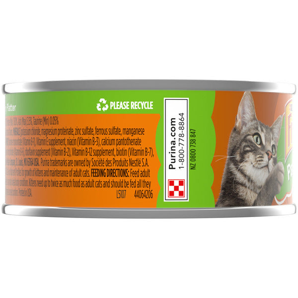 Purina Friskies Pâté Nourriture Humide pour Chats, Plateau de Volaille