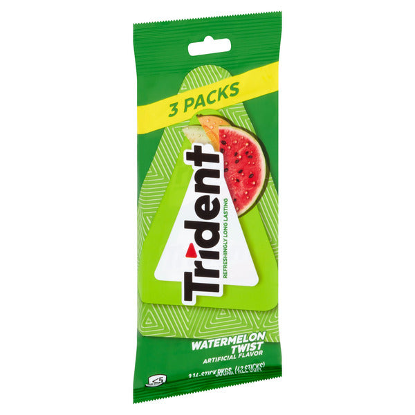 Trident Watermelon Twist Chewing Gum Sans Sucre