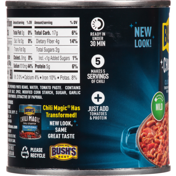 Bush's Best Classic Homestyle Chili Magic Starter