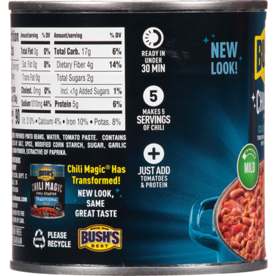 Bush's Best Classic Homestyle Chili Magic Starter