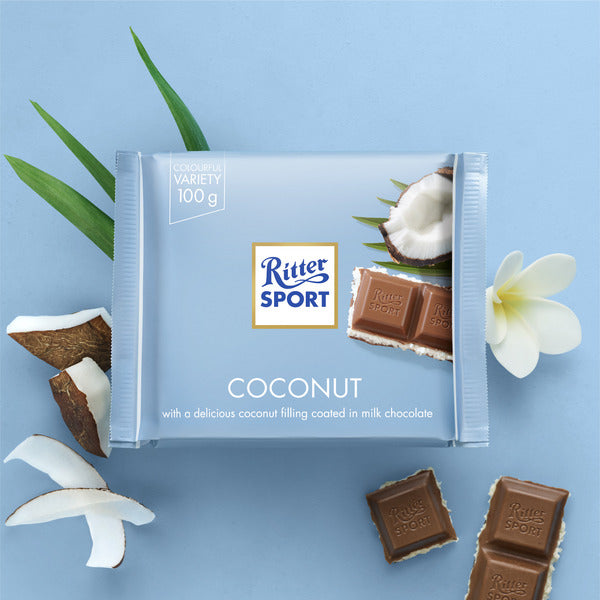 Ritter Sport Chocolate con Leche con Crema de Coco