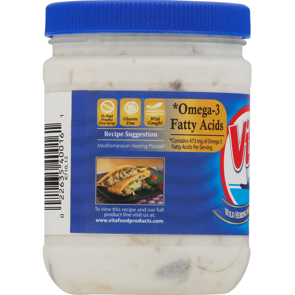 Vita Hareng Sauvage dans de la Vraie Crème Aigre