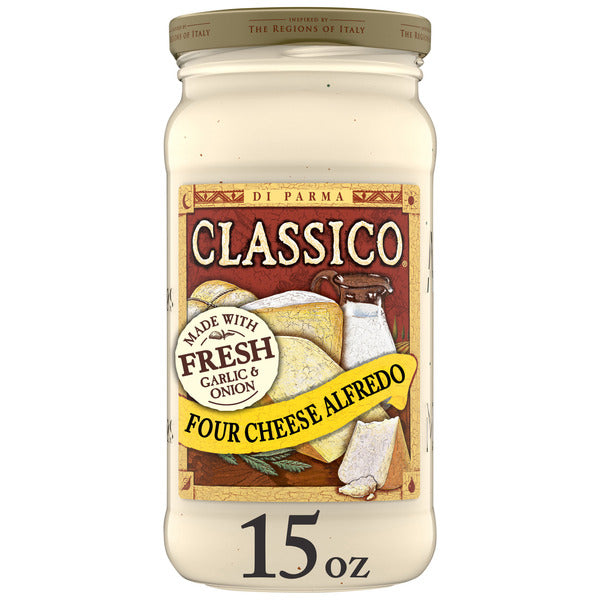 Salsa Alfredo de Cuatro Quesos Classico