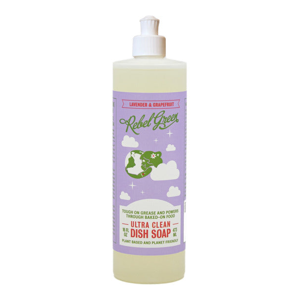 Jabón para Platos Rebel Green de Lavanda y Pomelo
