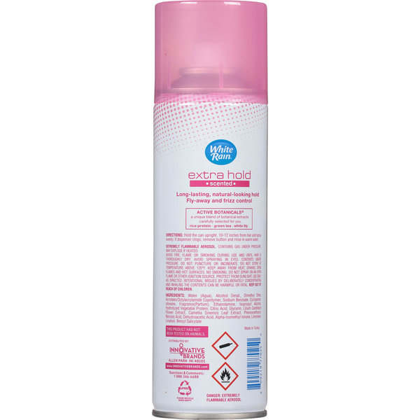 White Rain Extra Hold Hair Spray - Scented Formula