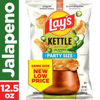 Lay's Kettle Cooked Potato Chips - Jalapeno Flavor