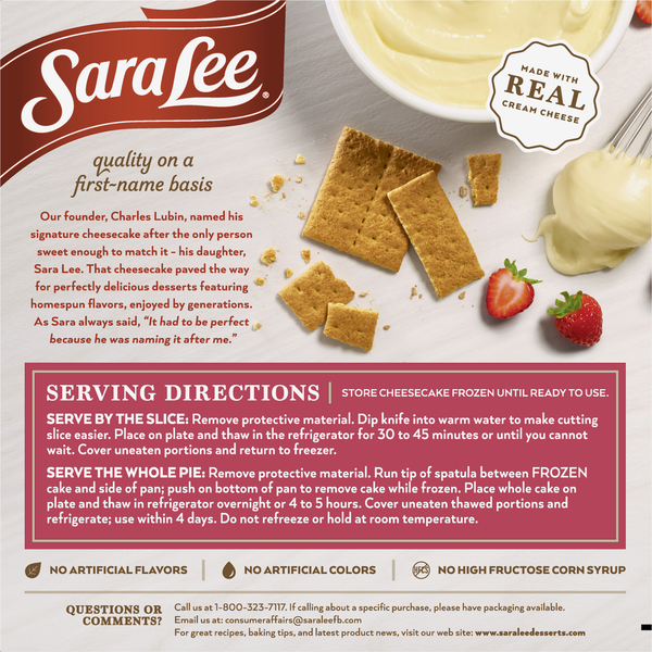 Gâteau au fromage classique aux fraises Sara Lee