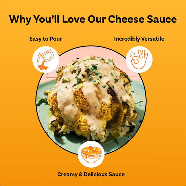 Sauce au fromage cheddar zesty sans produits laitiers Daiya