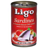 Ligo Sardines in Tomato Sauce with Chili