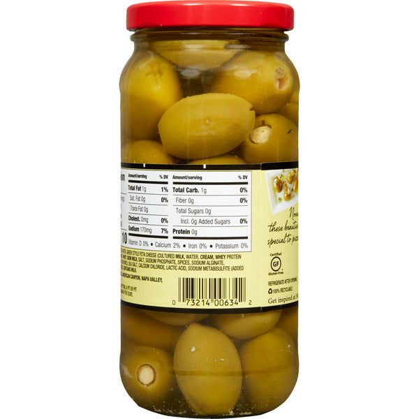 Aceitunas Rellenas de Queso Feta Mezzetta